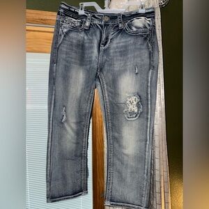 Hydraulic Women's Distressed Ankle Jeans